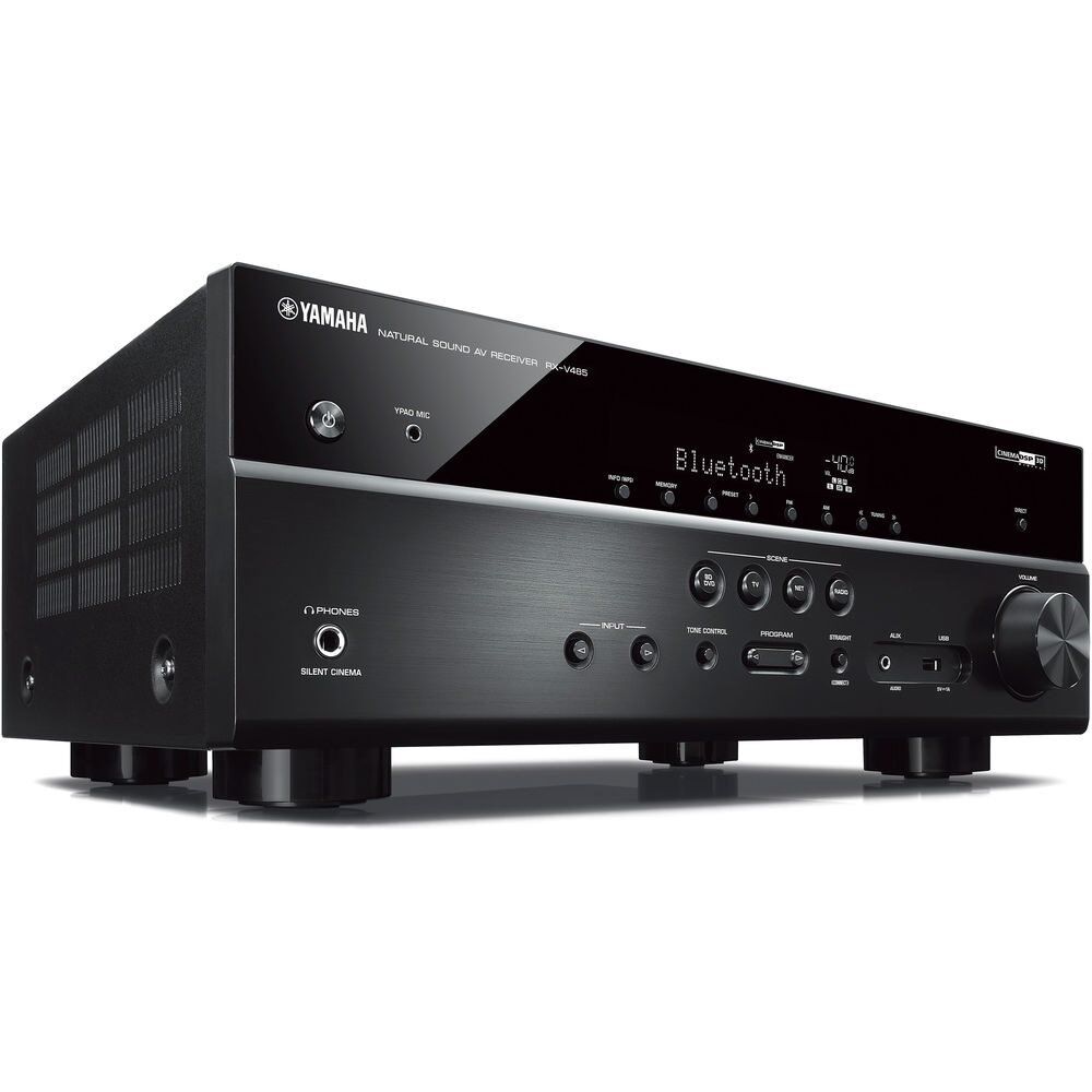 Receiver Yamaha RX-V485 5.1 Bluetooth - HDR - Dolby Vision