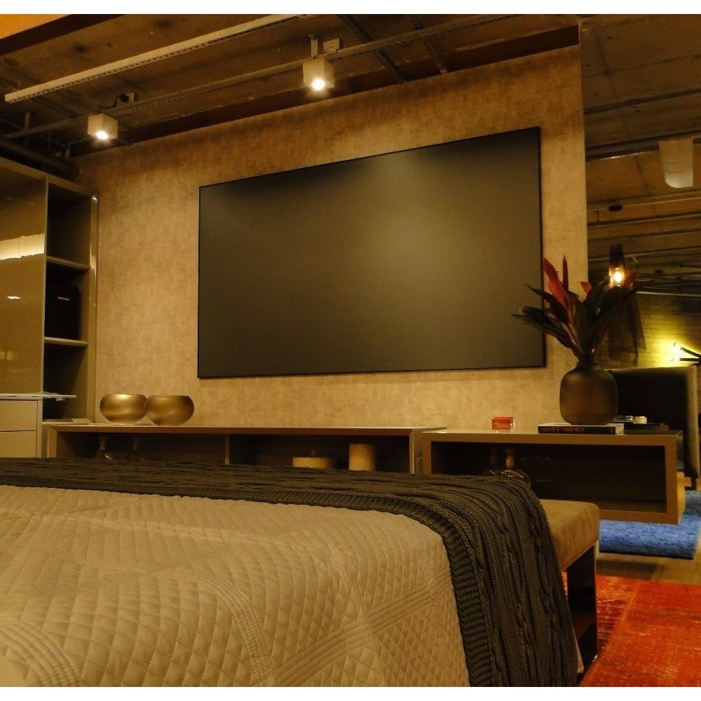 Tela de projeção Fixa Dual Screen - Black Screen