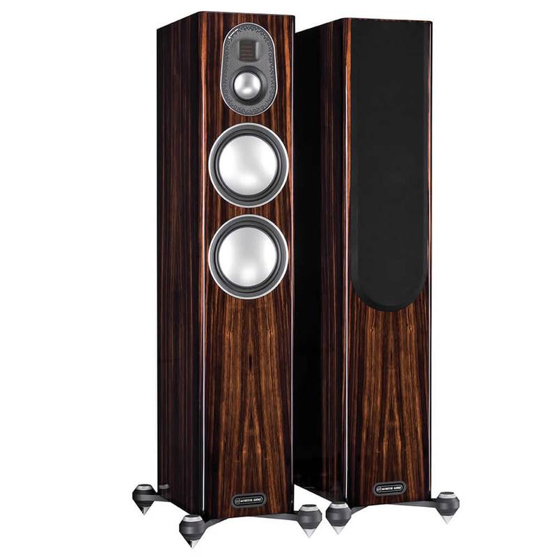 Caixa torre Monitor Audio Gold 200 G5 Piano Ebony - Par