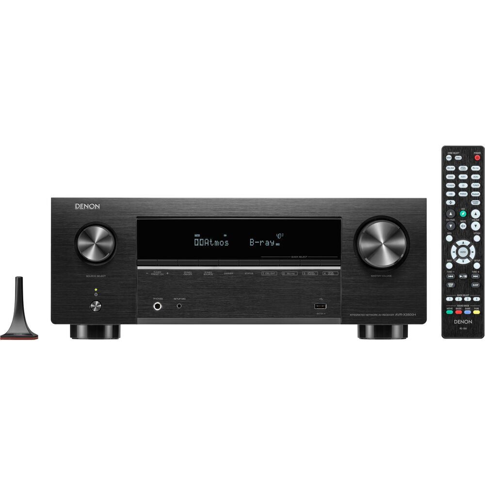 Receiver Denon AVR-X3800H 9.4 8K - Dolby Atmos - Vision - HDR10 eArc - 220V - Imagem 2