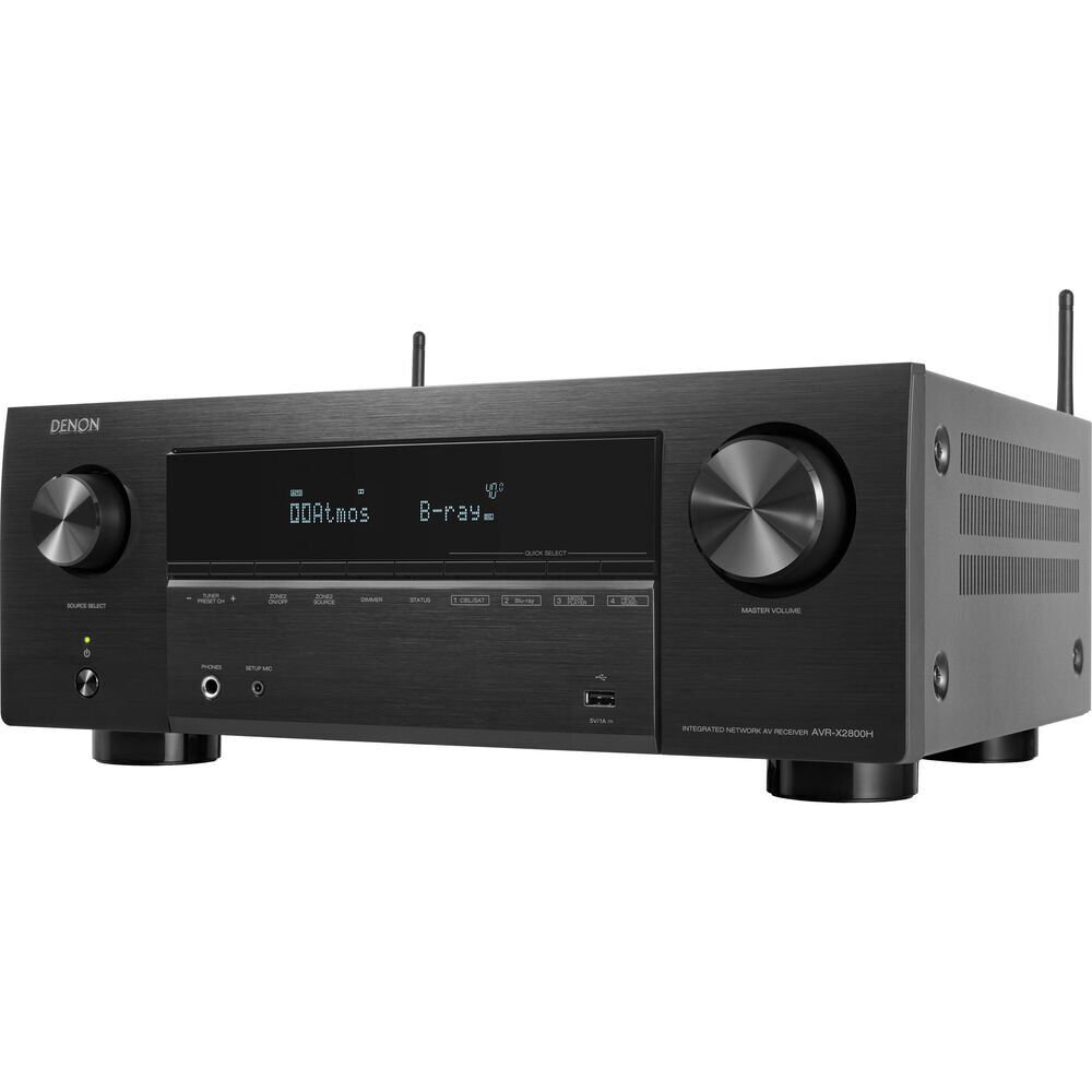 Receiver Denon AVR-X2800H 7.2 8K - Dolby Atmos - Vision - HDR10 eArc - 110V - Imagem 2
