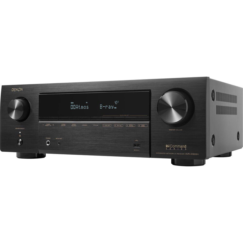 Receiver Denon AVR-X1800H 7.2 - 8K - Atmos - Alexa - Wi-Fi - Imagem 3