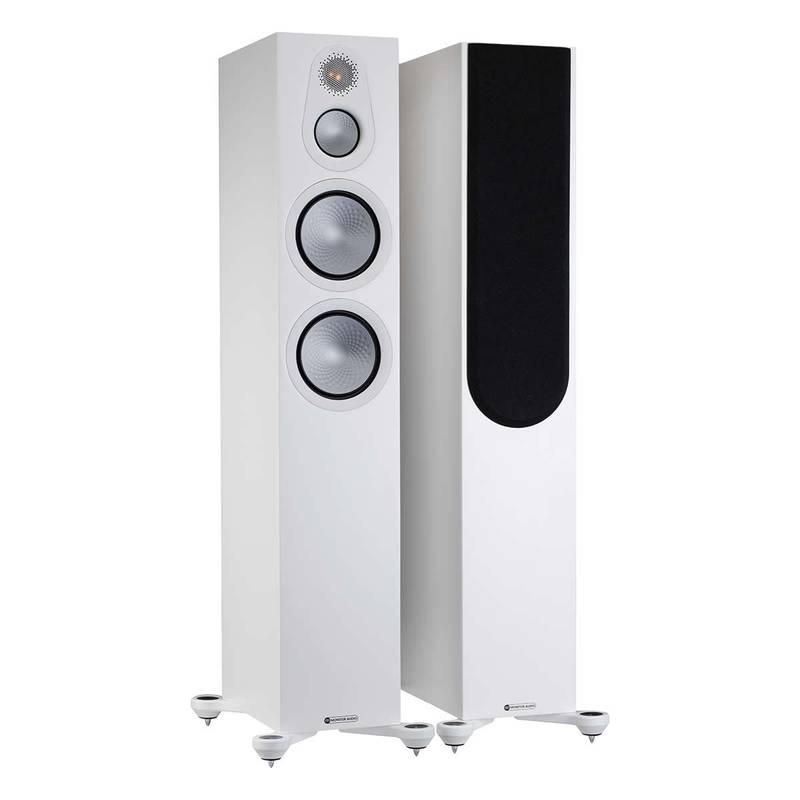 Caixa torre Monitor Audio Silver 300 G7 Satin White - par
