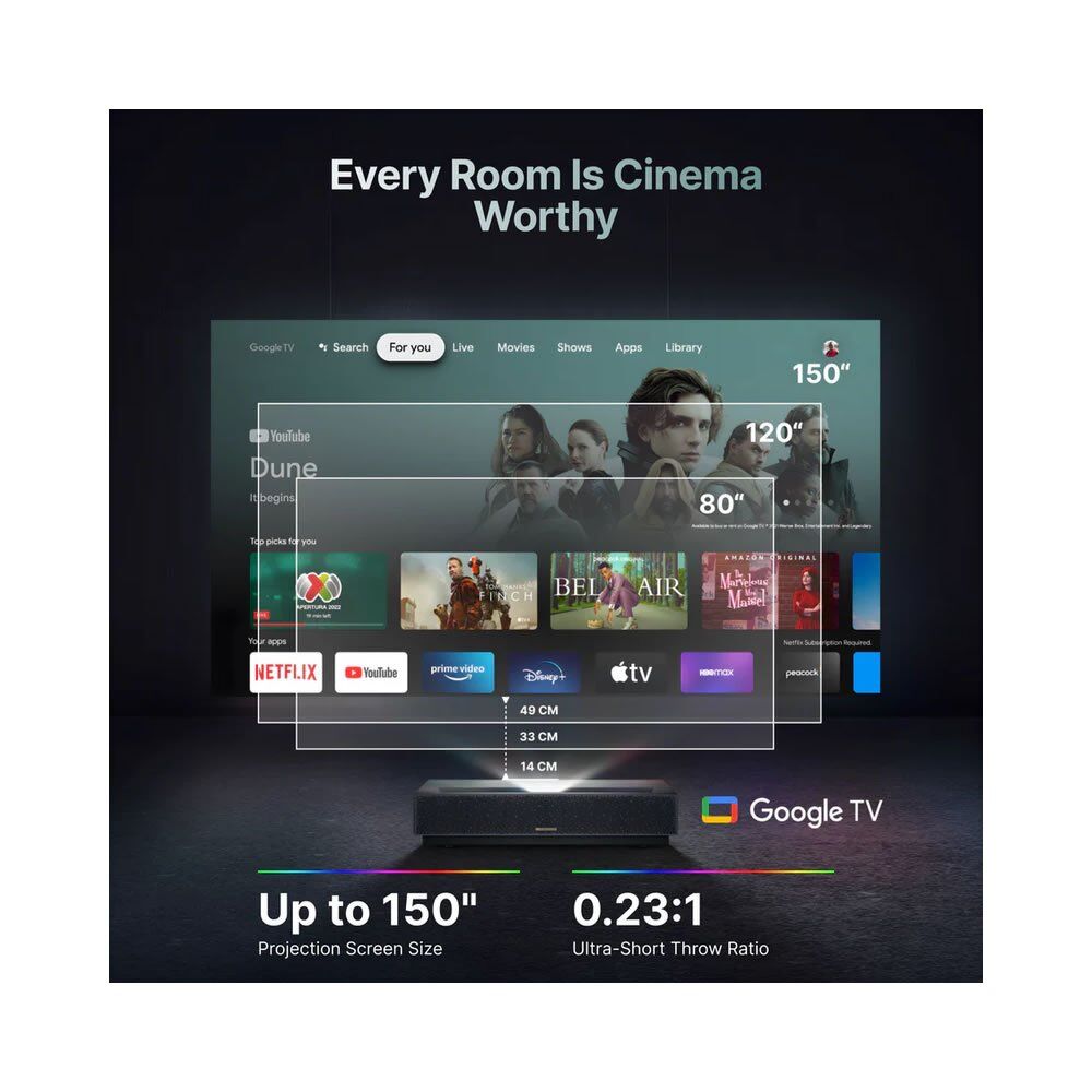 Projetor Formovie Laser 4k Cinema Edge - 2100 lumens - UST - Imagem 5