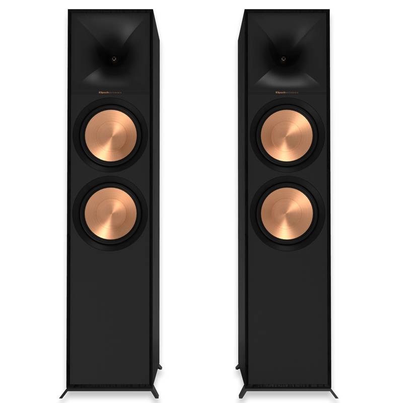 Caixa Torre Klipsch Reference R-800F Black - Par