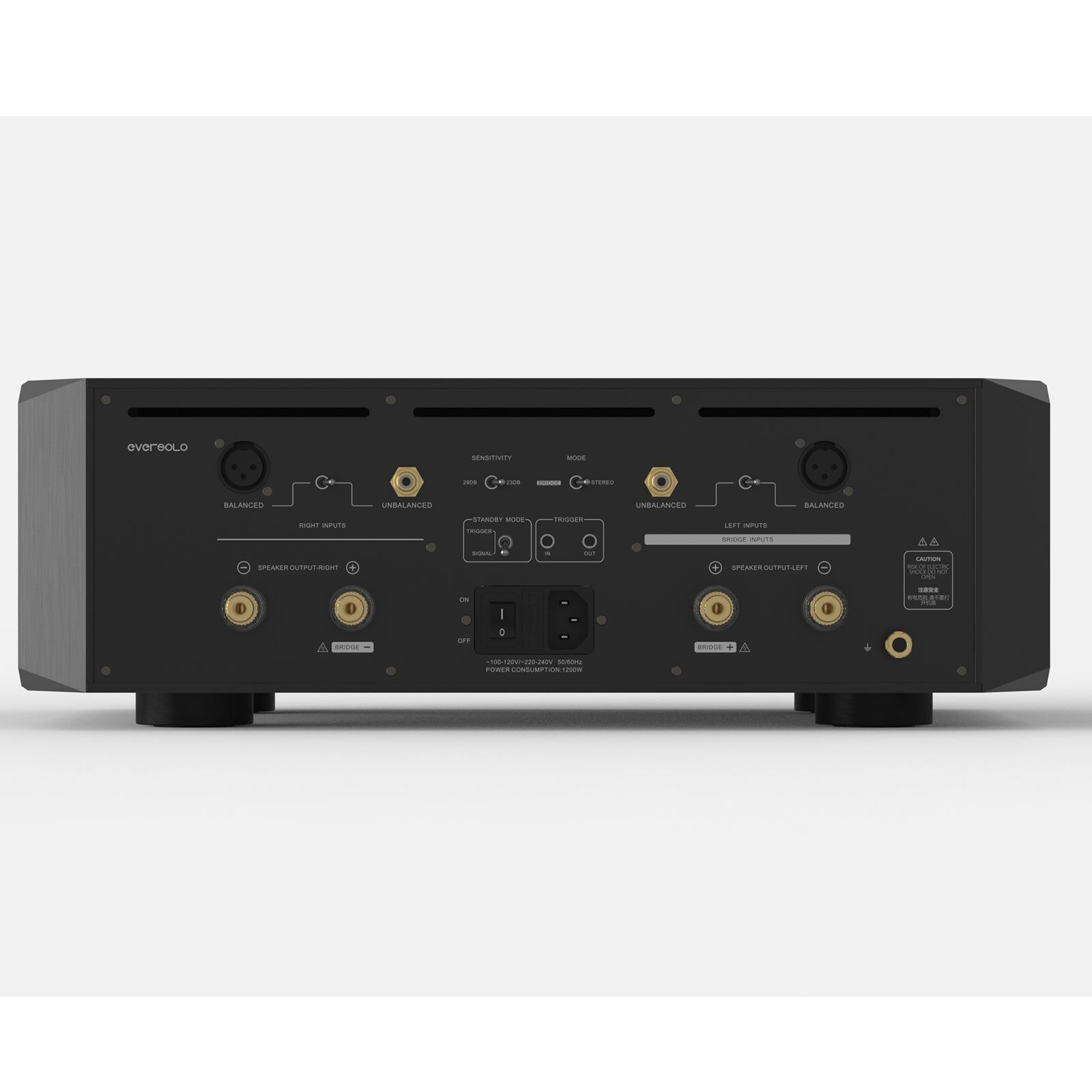 Amplificador 2 canais Eversolo AMP-F10 - 950W - Imagem 2