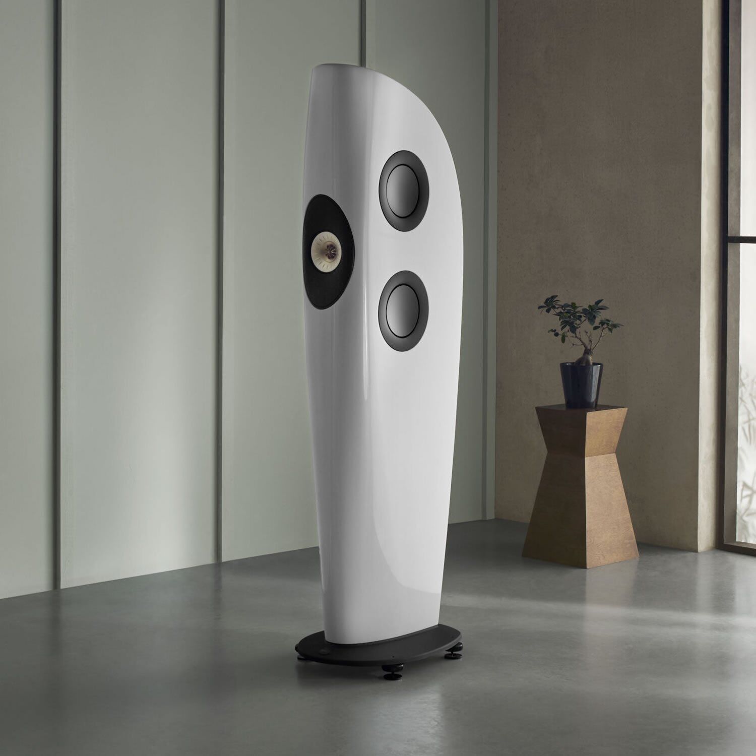 Caixa torre KEF Blade Two Meta - Arctic White - Par - Imagem 4